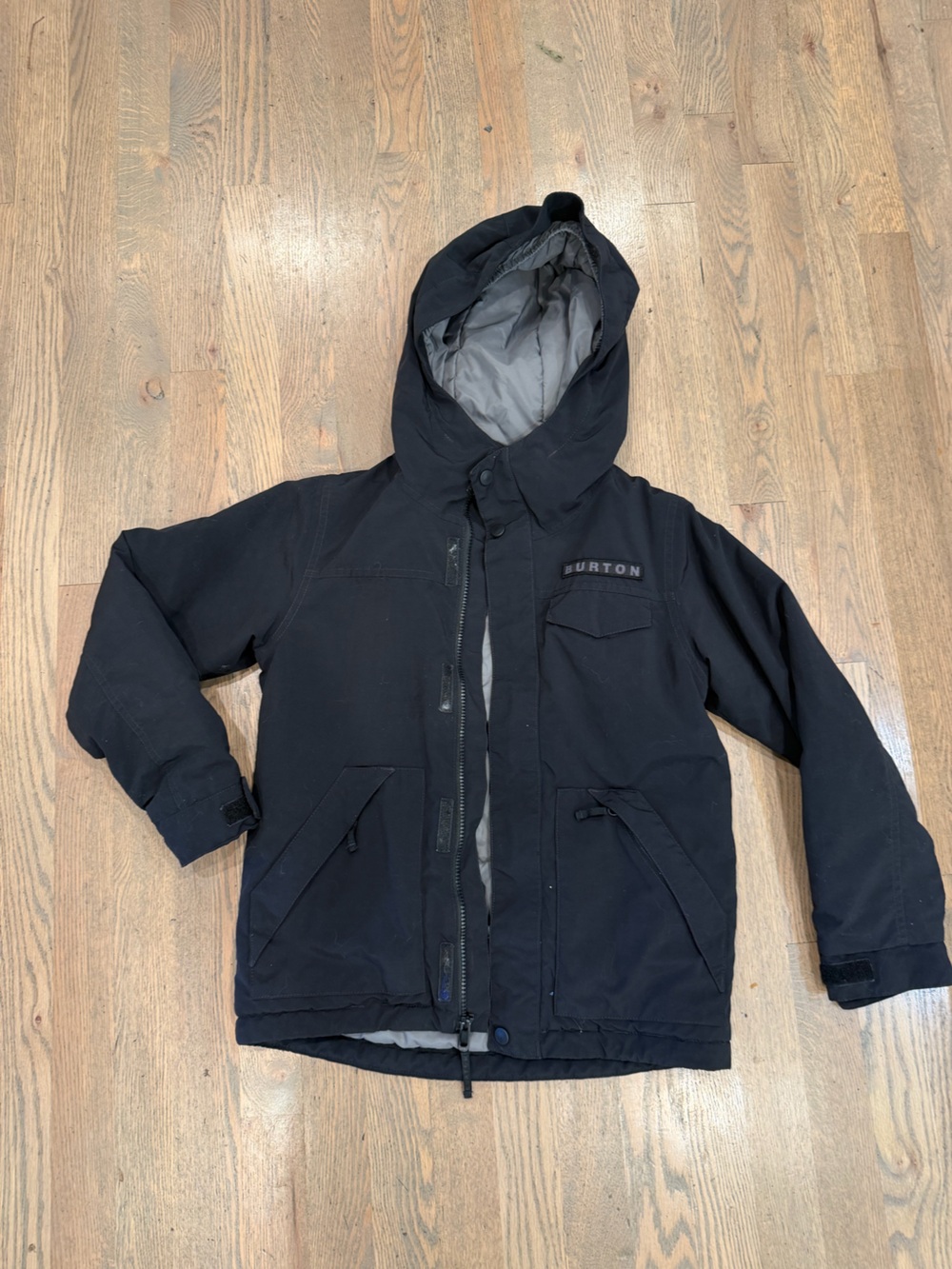 Burton Kids Black Hooded ski Jacket